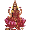 Шри-Лакшми, сидящая на лотосе, символизирует материнство и духовную чистоту.